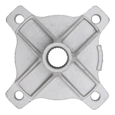 24T Spline 4 Stud Rear Axle Wheel Hub Replacement Part Silver for 125cc 150cc 200cc Quad Bike ATV Go Kart
