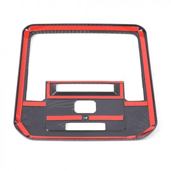 ABS Carbon Fiber Overhead Reading Light Switch Trim Cover For Toyota Tacoma 24+