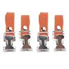4Pcs Drywall Stilts Straps Flexible Nylon Aluminum Alloy Buckle Adjustable Drywall Foot Band Straps