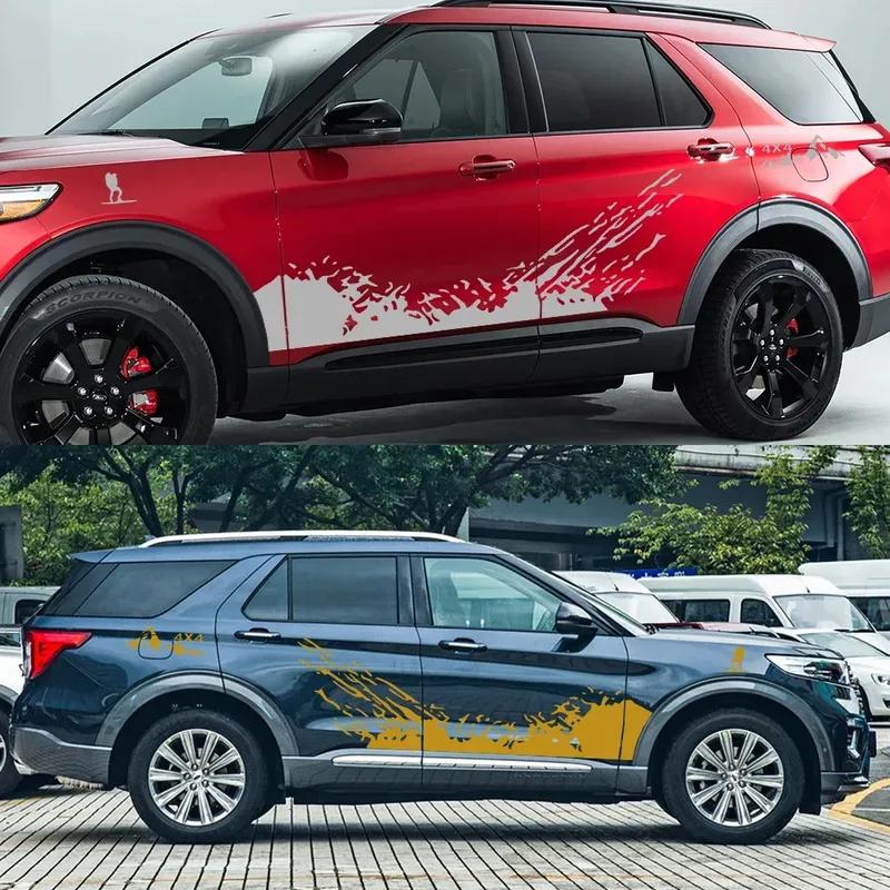 Car Body Door Vinyl Film Stickers For Ford Explorer 1 2 3 4 5 6 Auto Appearance Waterproof Refit Decor Decals Accessories
