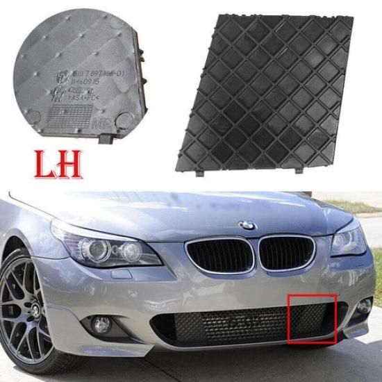 1X FOR 03-10 BMW E60 E61 M Package Front Left Side Bumper Cover Lower Mesh Grill