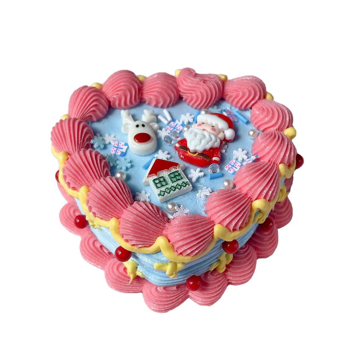 

Cute Heart Storage Organizer Small Portable Box for Cosmetics Earrings, Hair Clips Washable & Durable for Desk Dresser Travel глибокий рожевий колір