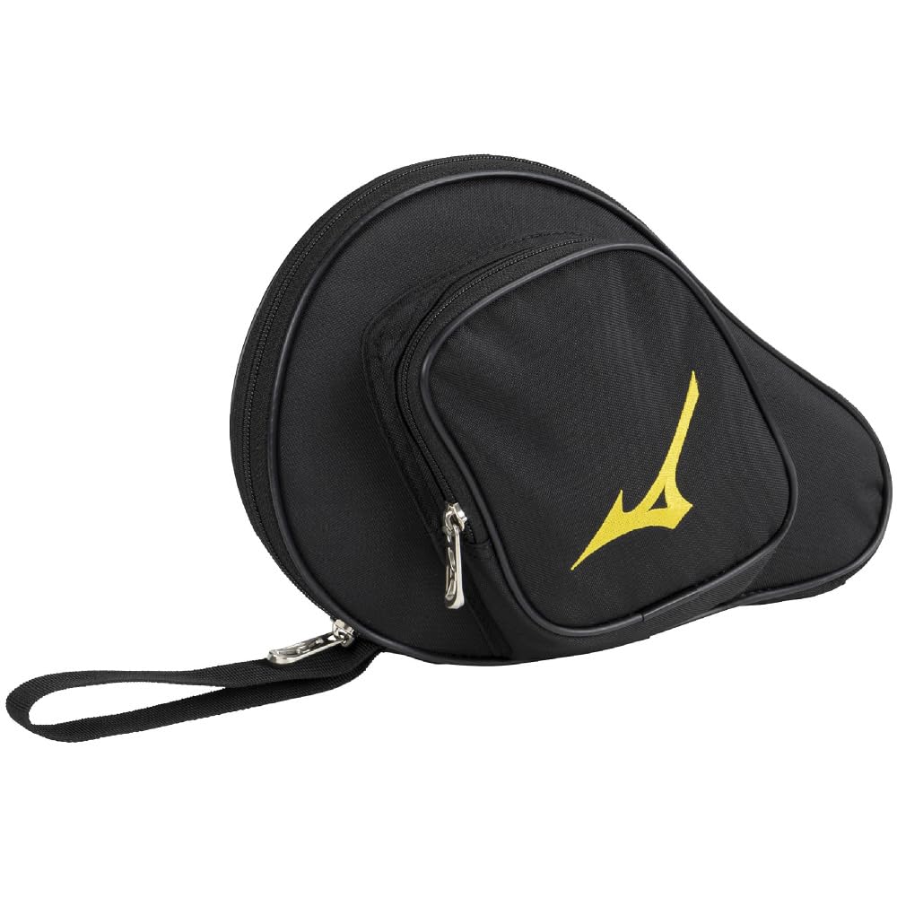 

MIZUNO Table Tennis Racket Case, Racket Soft Case 1, 83JDC002, Black x Gold
