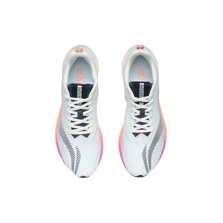 Li Ning Red Hare 5 Pro Slip Resistant, Abrasion Resistant, Supportive, Reflective Low top Running Shoes Men's White ARMR015-1