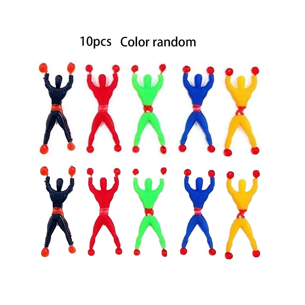 Sticky Person, Wall Climber, Rolling Person, Wall Climber, Toy, Window Climber, Party Gift, Fidget Toy, Color Random
