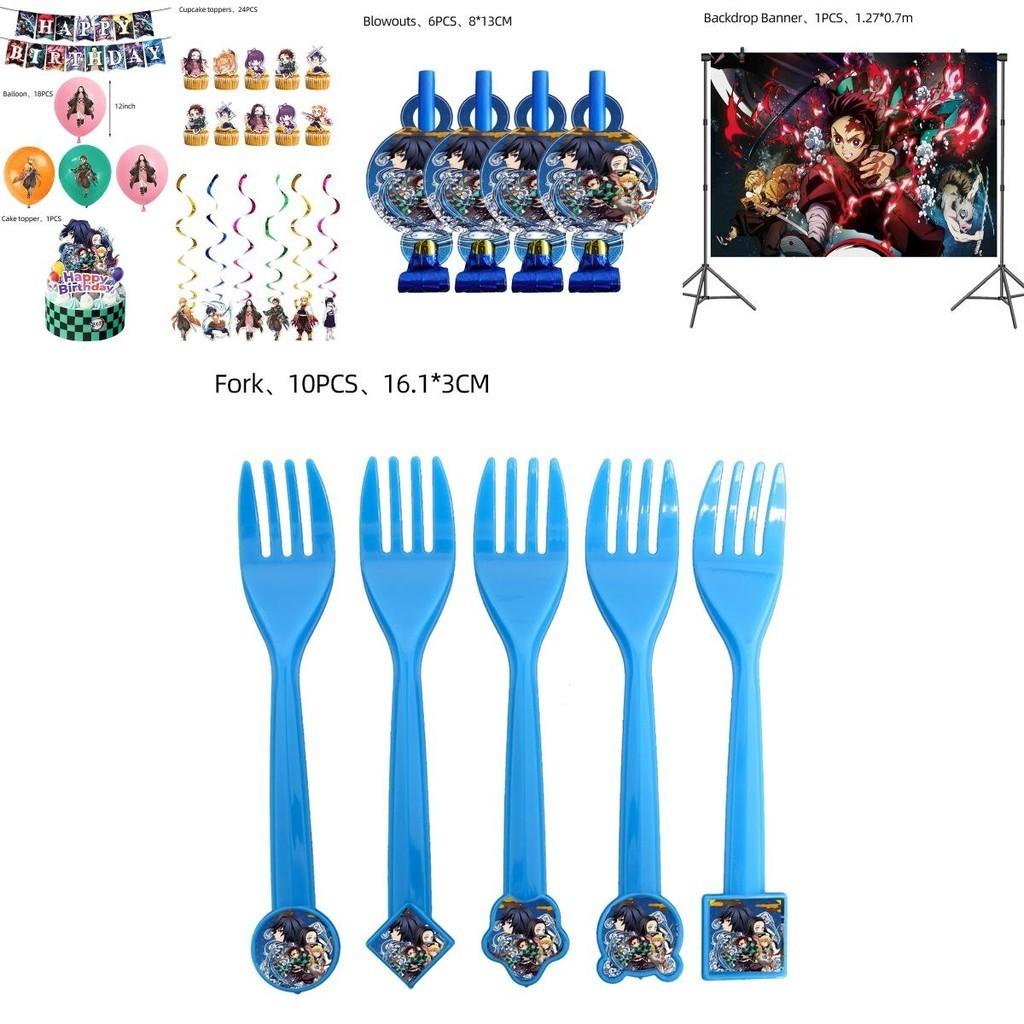 High-quality Demon Slayer Party Supplies For Kids Birthday Party Decoration