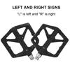 Mountain Bikes Pedals Light Weight Bicycles Pedals Nonslip Pedals Footboards Flat Platform Sealed Bearing 9/16In Thread