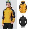 Men's and Women's 3-in-1 Fleece Outdoor Jacket: Windproof, Waterproof, Removable Warm Coat for Mountaineering