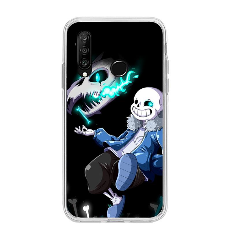 Cool Game Undertale Sans Handyhülle für Huawei P20 P40 Lite P30 Pro P Smart 2019 Nova 3e 6 Se Silikon Transparent Soft Cover