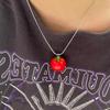 Multifuntional Tomato Shape Necklace Detailed Pendant Necklace Everyday Accessory Suitable for Casual or Party Wear