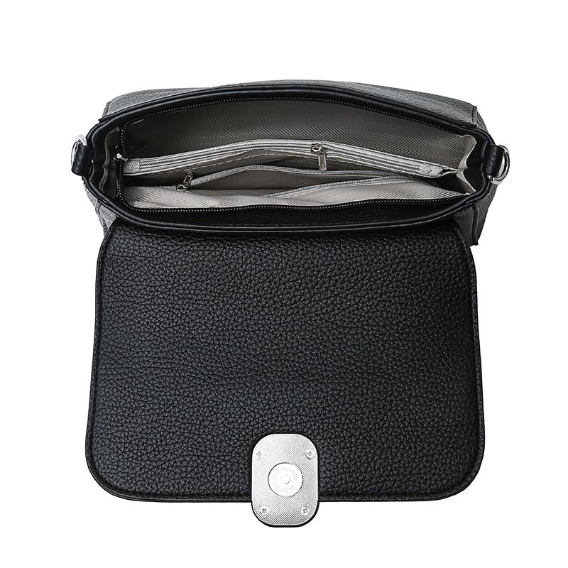 Sac Bandoulière en Cuir Souple pour Femmes Sac à Épaule Aisselle Grande Capacité Commuter Petit Sac Carré