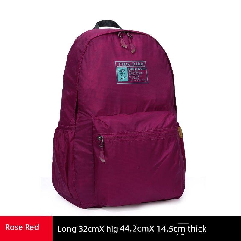 

Fido Dido Foldable Hiking Outdoor Backpack Rose Red