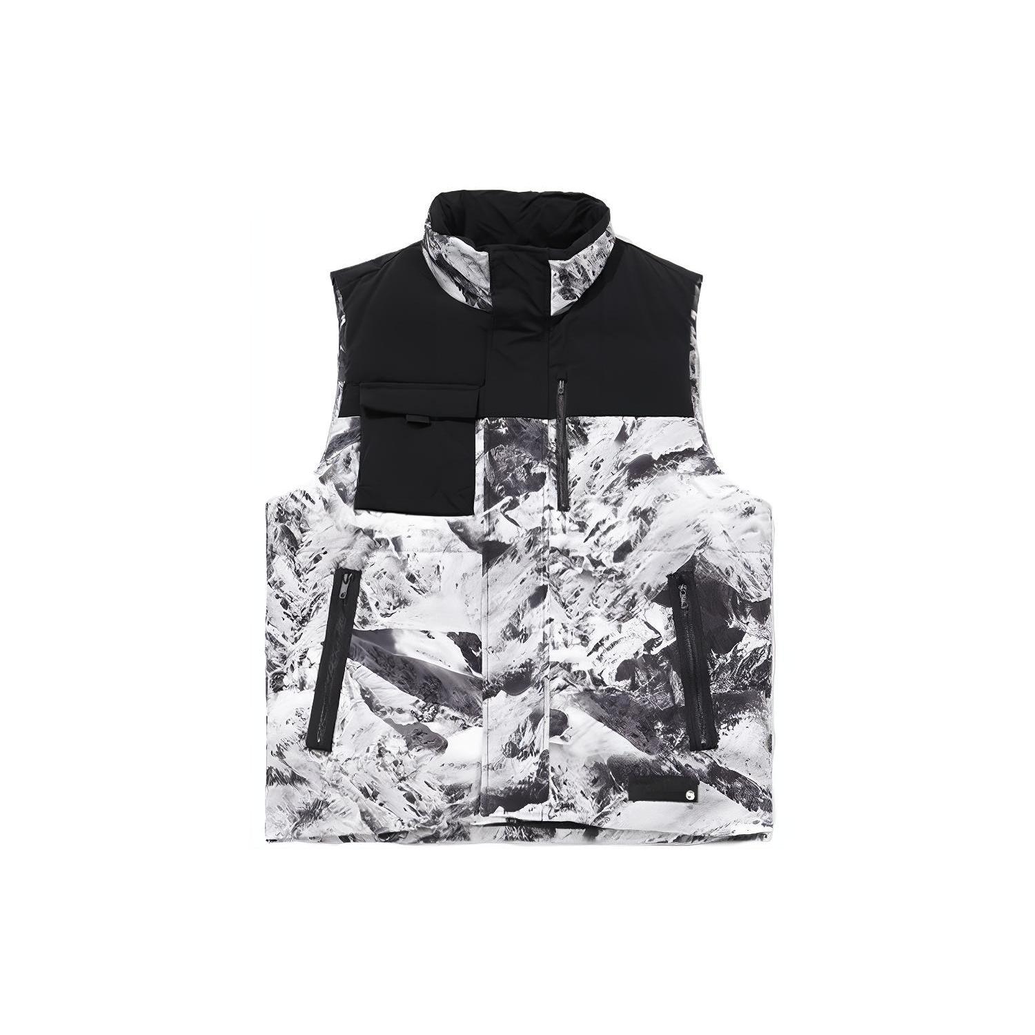 Пуховик Li Ning Зимний Мужской Черно-белый AMRP023-10 XXL
