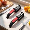 2 Pcs 4-in-1 Knife Sharpeners for Kitchen Knives Manual Knives Sharpening Kit with 4 Stage Sharpening Slots For Kitchen Accessories