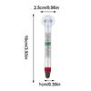 Submersible Glass Aquarium Thermometer Floating with Suction Cup Fish Tank Thermometer Waterproof Water Thermometer