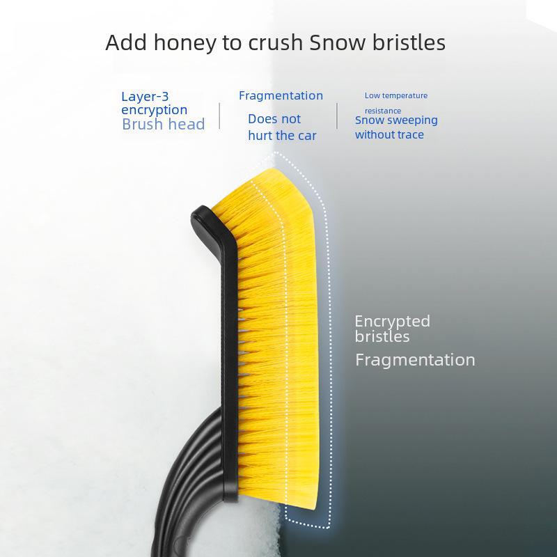 Multifunktionale Auto-Enteisungsschaufel mit Schneebesen und Schaber