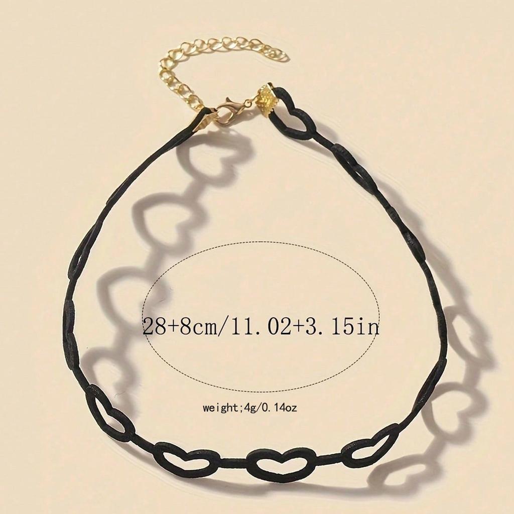 Necklace love lace retro collarbone chain neck chain punk loli collar women's vacation party