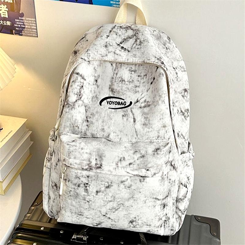 Niche Tie-dye Ins Schoolbags for College Students Large Capacity Simple High School Students Backpack Junior High School Backpac