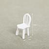 8/10Pcs 1:75 Scale Dinning Miniature Chair Model Mini Dollhouse Furniture Decor