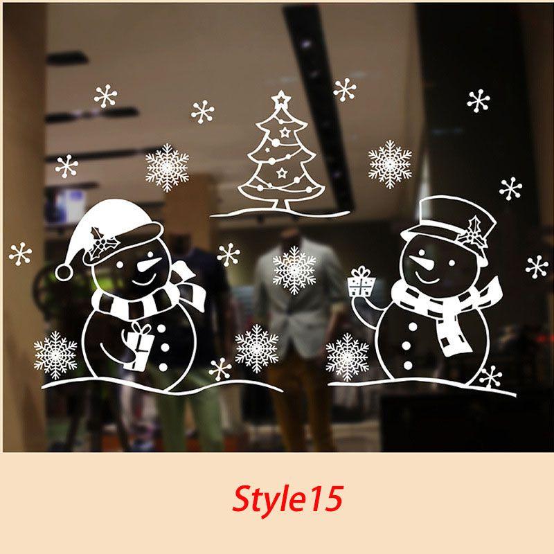 

Removable Santa Claus Window Door Wall Sticker Vinyl Decal Art Xmas Decor Home Style15