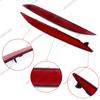 Red Rear Bumper Reflector Warning Reflective Strips For Tesla Model X 2016- Left 1034342-00-C Right 1034343-00-C Replacement