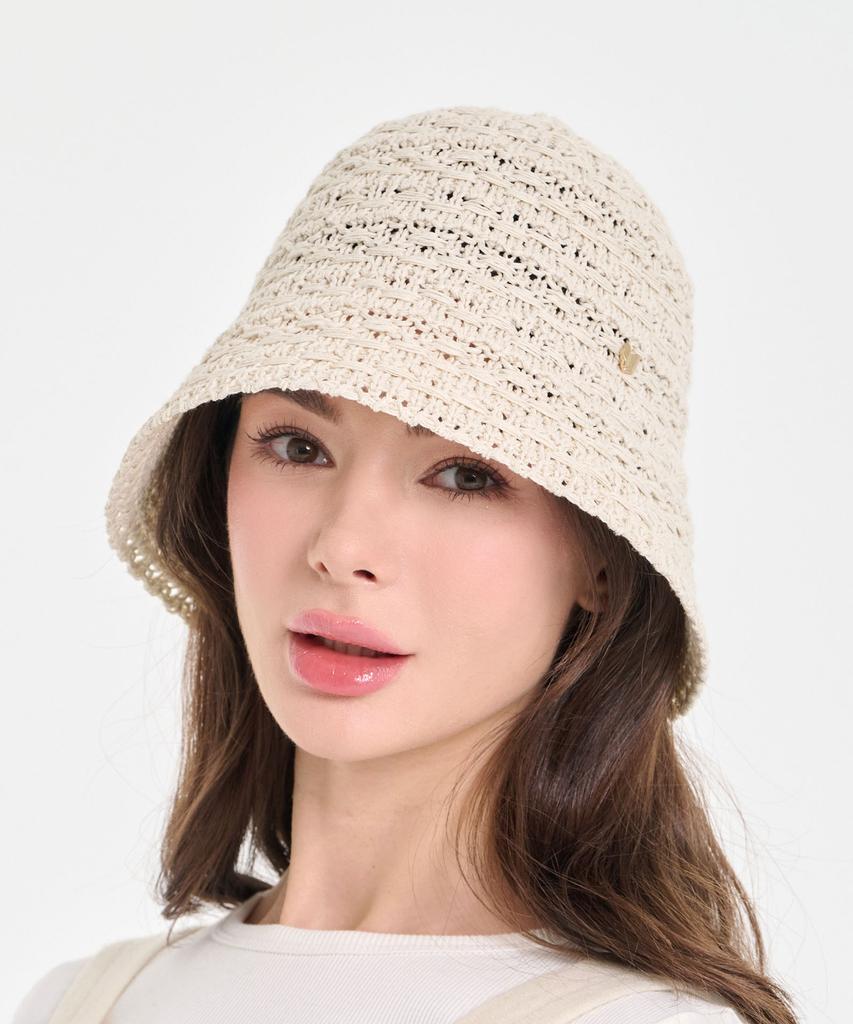 Koipeu Cotton Knitting Bucket Hat Cf091Ht112