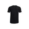 Under Armour Rush 2.0 Vent Solid Logo Training Quick-Dry Breathable Crew Neck Short Sleeve T-Shirt Men Tops Black 1370317-001