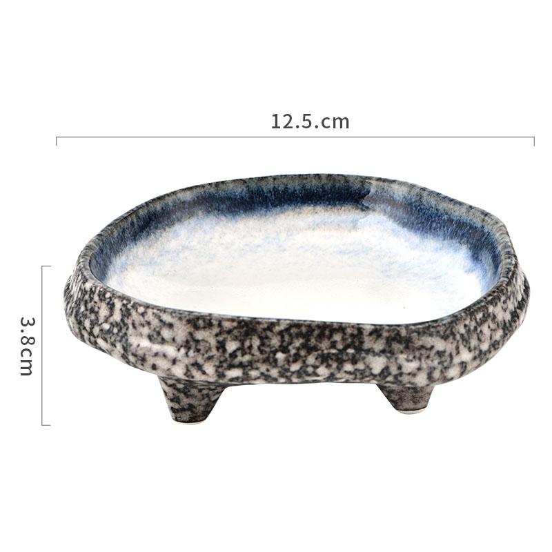 Creative Ceramic High Foot Dinner Plate Dessert Plate Snack Plate Salad Plates Spaghetti Plates Restaurant Specialty Tableware