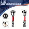 Heavy-Duty Magnetic Drill Bits with Magnetic Tips, Black Oxide Screwdriver Heads, Suitable for Woodworking, Flooring, Ceilings, And Office Use