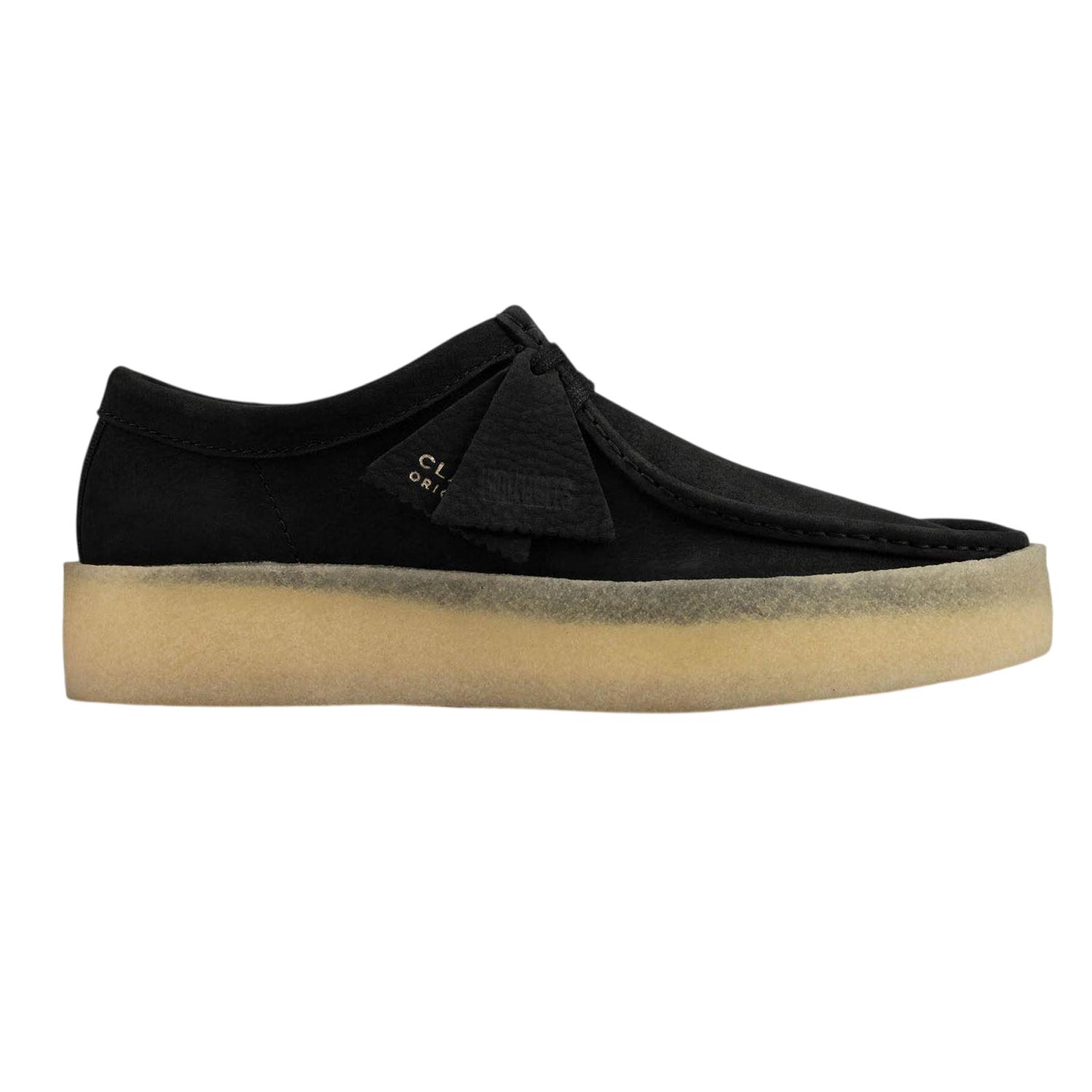 Clarks Originals Herren Wallabee Cup Leder Moc Toe Bootsschuhe 8 UK schwarz