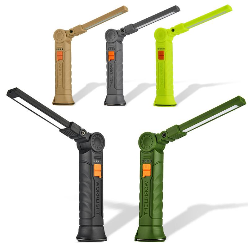 Maintenance Inspection Light 4 Mode Pocket Floodlight 450LM COB LED Work Light Flashlight USB-C 800mA Work Light Magnetic 360° Garage