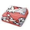 Comfortable Simons Cartoon Cat Cats  Blanket Stuff Bed Decorative  Throw Blanket Soft Flannel for Bedroom