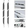Ejoyous Car Exterior Decorative Trim, 2pcs Car Exterior Hood Side Door Air Vent Cover Intake Grille Decorative Trim Sticker, Auto Decorative