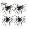 Saltwater Fishing Lure 4Pcs 6CM/1.9G 10.5CM/4G Soft Sea Urchin with Swimming Skirts Artificial Bass Tentacle Creature Bait Freshwater Trout