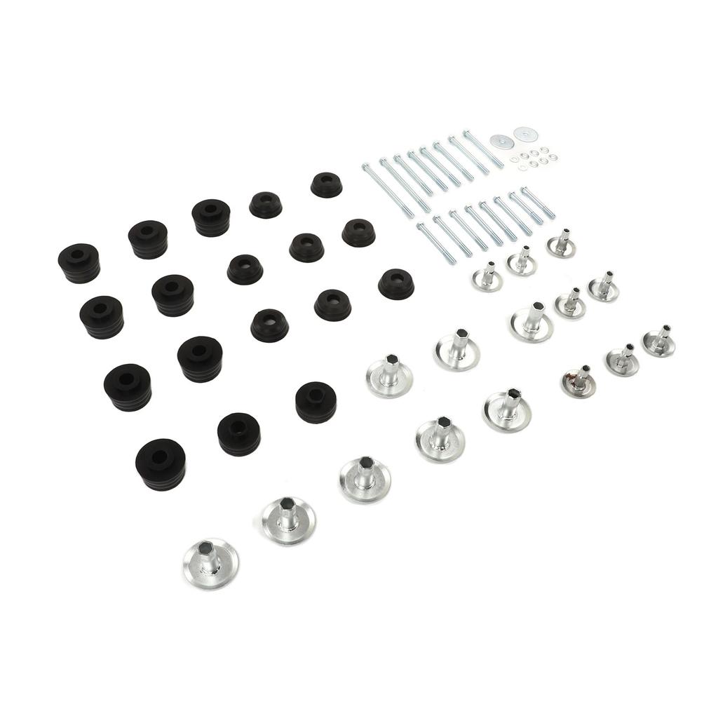 60Pcs Body Cab Mount Bushing Kit KF04060BK Replacement for Ford Super Duty 2WD 4WD 2008‑2016