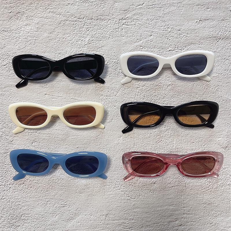 2022 Retro Small Frame Sunglasses: Unisex European & American Style, Fashionable UV-Protection for Petite Faces