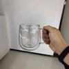 Double Layer Glass, High Borosilicate Nordic Simple Glass Coffee Cup Double Layer