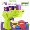 Kids' Interactive UFO Soft Bullet Gun - Parent-Child Shooting Toy with EVA Carrot Design