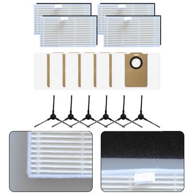 For Cecotec FOR CONGA 7690 M20 Vacuum Cleaner 16pcs Replacement Parts: Side Brush, Filter, Dust Bags
