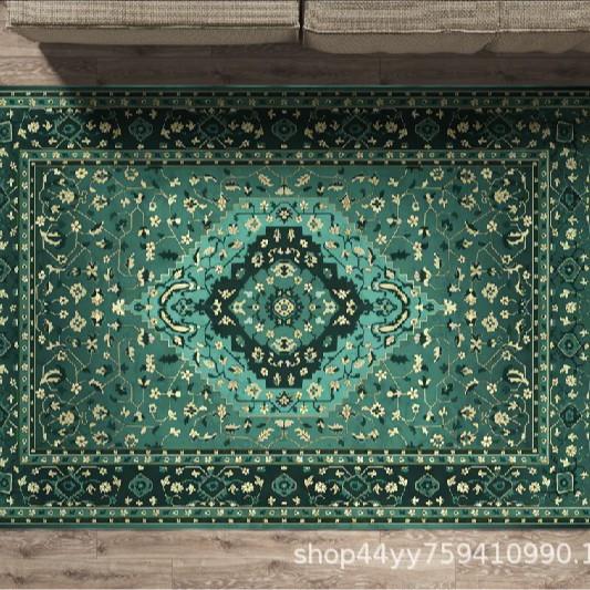 Persian Style Carpet, Living Room Coffee Table, Bedroom Full Of Floor Mats, Ethnic Style Thickened Washable Non-Slip Carpet