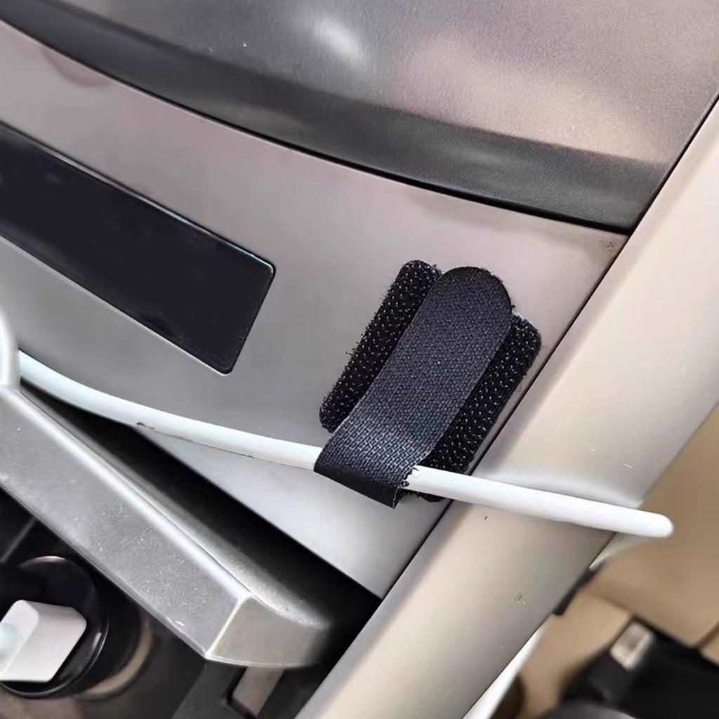 Selbstklebende Wiederverwendbare Klett-Kabelbinder Verstellbare Schnur-Organizer-Bänder für Schreibtisch Zuhause & Büro Kabelmanagement