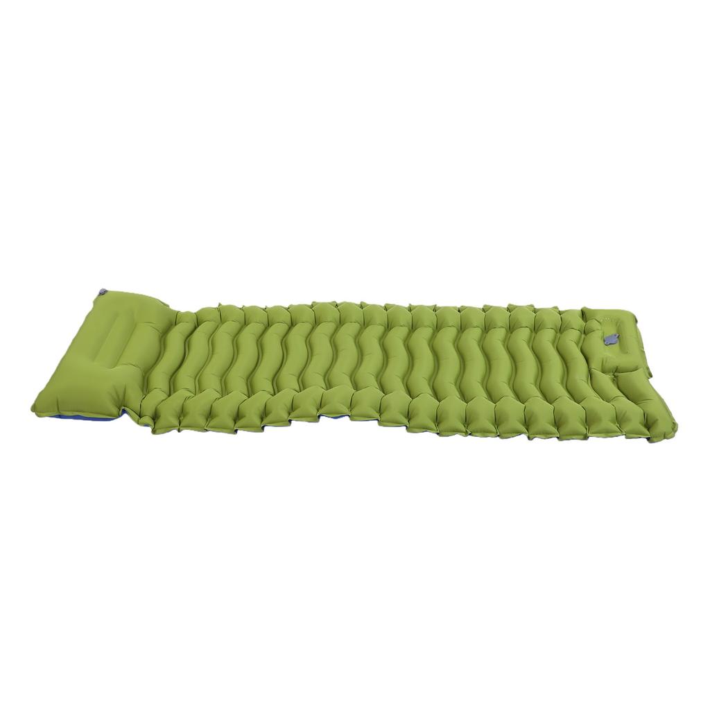 Camping Sleeping Pad with Built in Pillow Foot Pump TPU Thick Self Inflating Sleeping Pad for Hiking Backpacking