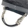 CHANEL Shoulder Bag Hand Bag Tote Bag Pony-Hair / Leather Black