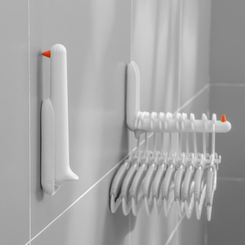 Punch-Free Wall-Mounted Clothes Drying Rack & Organizer