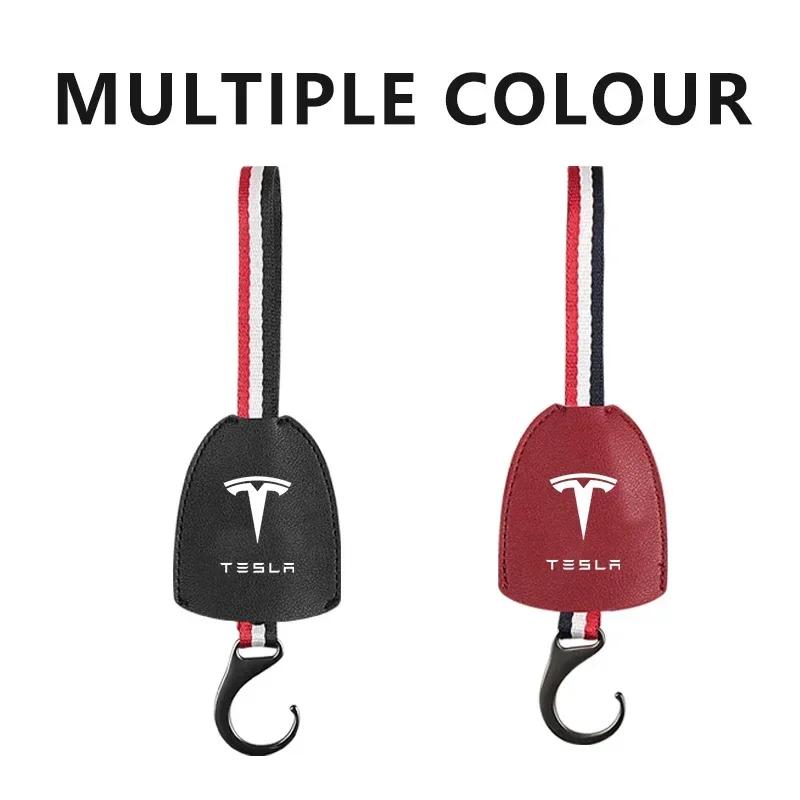 Car Sticker Tesla Car Seat Back Hook Holder Hanger Organizer Accessories For Teslas Model 3 Model S X Y Style Roadster Invader C