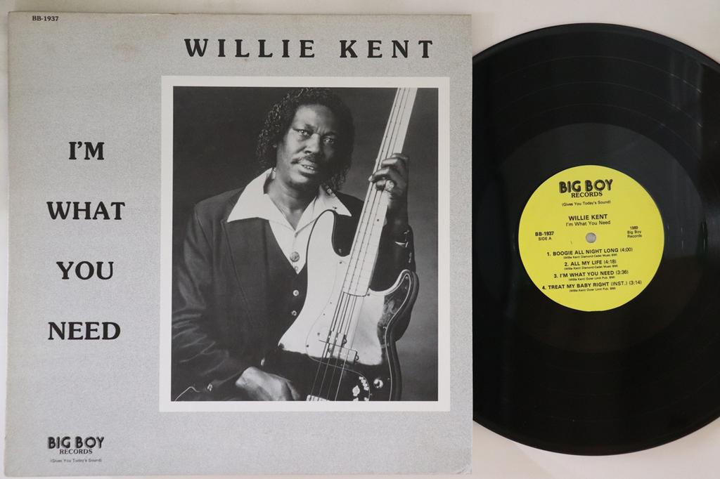 LP Record WILLIE KENT - I'm What You Need BB1937 BIG BOY 1989 US Blues Used