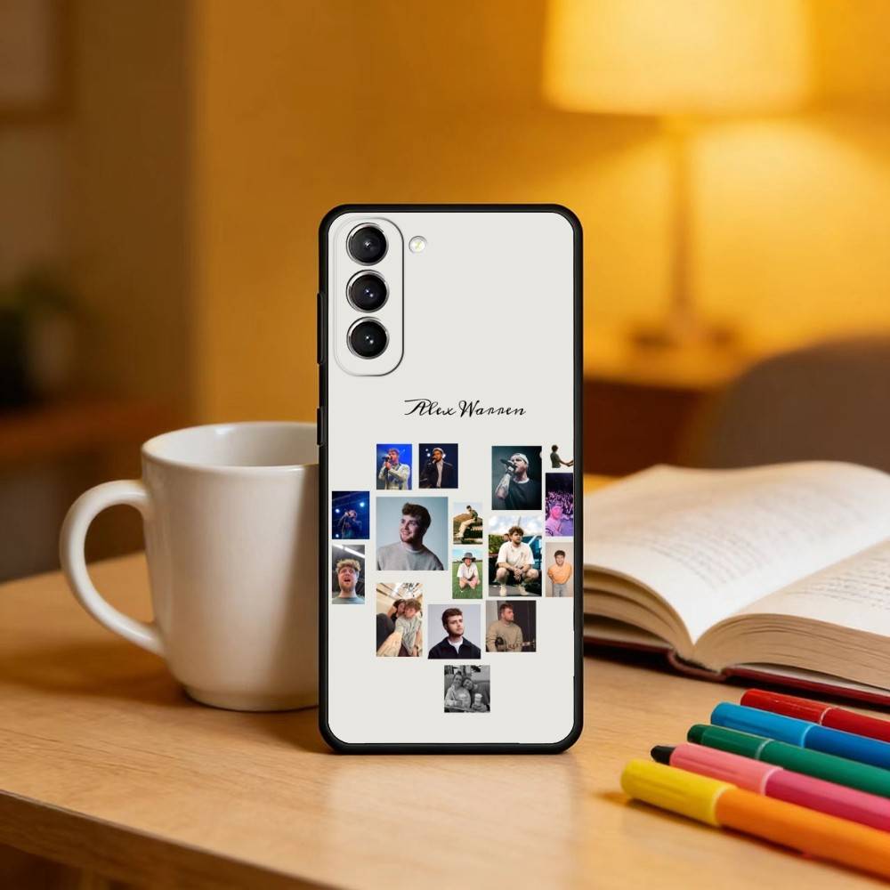 Singer A-Alex W-Warren Phone Case For Samsung S25,24,23,22,30,21,10,9,Ultra,Plus,Lite,FE,4,5 G Soft Black Case
