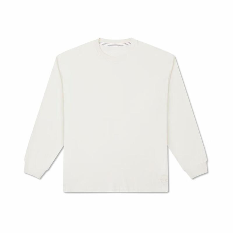 Converse Gold Standard Embroidered Logo Long Sleeves T-Shirt Asia Sizing White Men s 10026898-A01 L