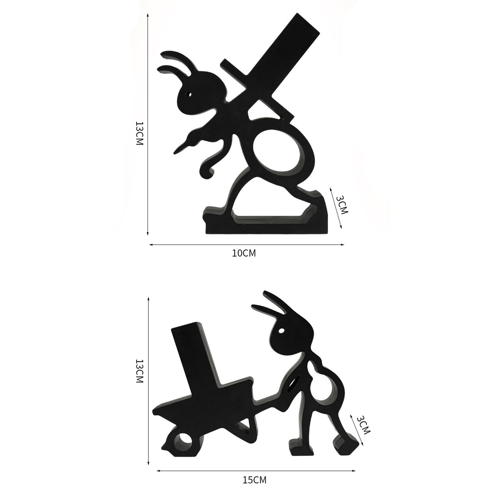 

2 Pcs Ant Tissue Holder with Stable Base, Creative Shapes Unique Home Decor for Bathroom, Living Room, Bedroom. Ideal Gift Idea