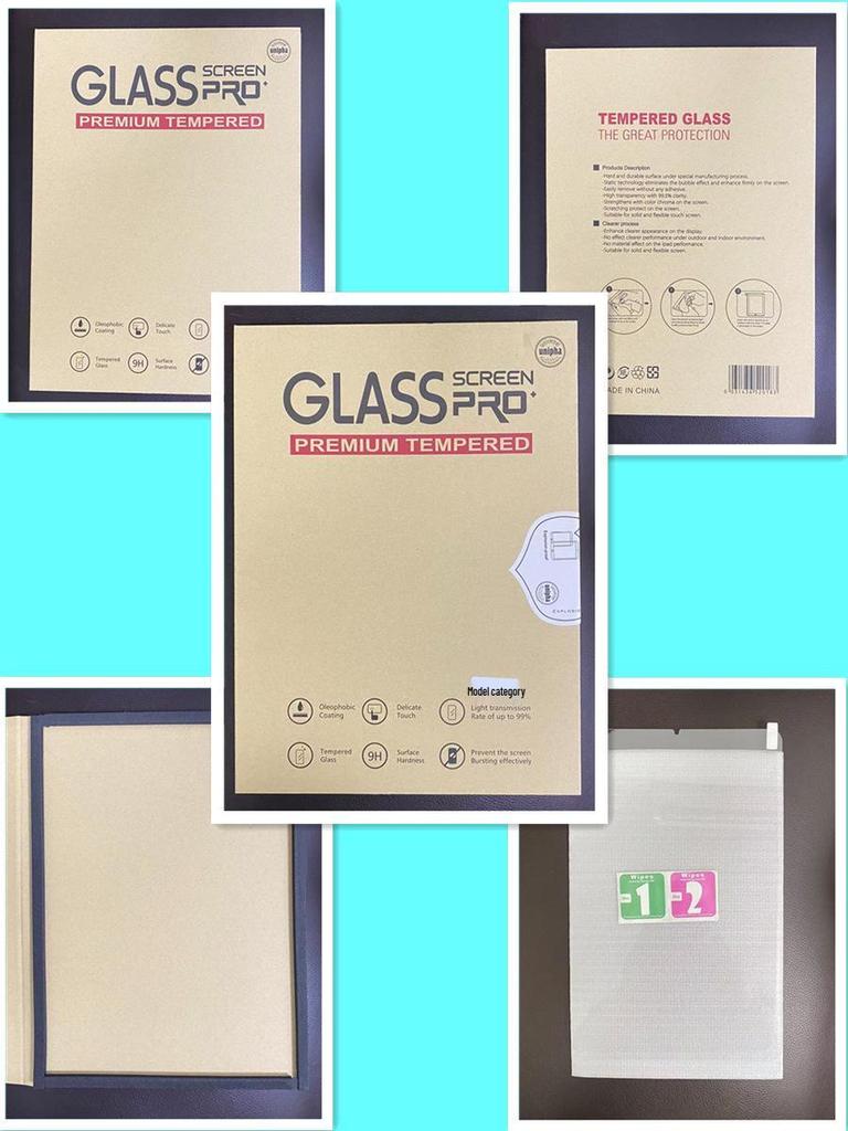 Tempered Glass Screen Protector for Apple iPad Air, Pro, and Mini - 11-inch & 10th Gen Models